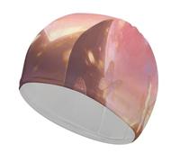 Heart Flutters Butterfly Swim Cap for Man Women Swim Hat