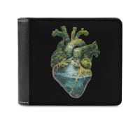 Heart Forests Anatomy Classic Mens Wallets Women Slim Bifold Wallet