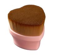 Heart Foundation Blending Brush | Heart Foundation Brush | Small Foundation Brush | Multifunctional Foundation Blending Brush, Make Up Brush with Box for Liquid, Cream, Concealer, Easy to Carry