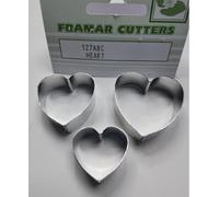 Heart Framar Metal Cutter Set of 3