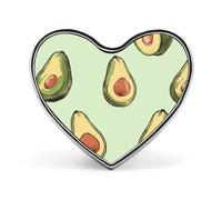 Heart Fruit Pattern Brooch Classic Mini Pin 1 Inch Aluminum Alloy Lapel Pin Personalized Button Badge for Backpack Hat Suit Jacket Clothing Decoration