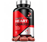 Heart Guard - Blood Pressure Supplement 13 Ingredients | Heart Health Ultra Premium Grade 120 Capsules
