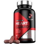Heart Guard - Premium Blood Pressure Supplement (Maximum Dosage in UK) 13 Ingredients Blood Pressure Tablets 90 Vegan Capsules Heart Health Blood Pressure Support