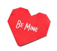 Heart Guest Napkin, Love Hearts Dinner Hand Napkin, Sturdy Guest Napkin, Pack of 20, Hand Napkin in Heart Shape, 2-Ply, Elegant Design for Parties and Celebrations