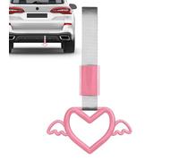 Heart Handle Ring - Heart Hand Strap Car Accessory | Automotive Ornament Interior Exterior Decoration for Corporate Sedan Vehicles SUV Bus Subway Auto