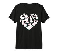 Heart Hare Bunny Rabbit Premium T-Shirt