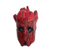 Heart head mask red head cover Halloween cos head cover
