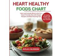 HEART HEALTHY FOODS CHART: Learn and Include What to Eat for a Heart-Friendly Diet with Simple Recipes and Meal Planning Tips (Healthy Flavors Cookbook Series)