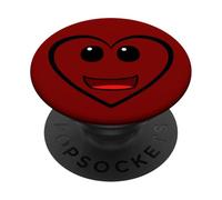 Heart Hearts Valentine Valentine's Day Love Retro 60s PopSockets Adhesive PopGrip