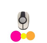 Heart Hole Punch, Heart Punch for Paper Crafts, Hearts-Shaped Hole Punch, 2.5 cm, 1.6 cm, 0.9 cm Hole Punch Set, Paper Heartshape Cutter, Scrapbooking DIY Card Making (C-1pc9mm)