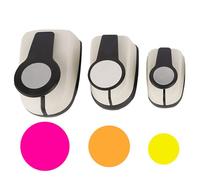 Heart Hole Punch, Heart Punch for Paper Crafts, Hearts-Shaped Hole Punch, 2.5 cm, 1.6 cm, 0.9 cm Hole Punch Set, Paper Heartshape Cutter, Scrapbooking DIY Card Making (C-3pcfull set)