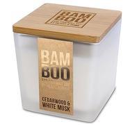 BAMBOO - Large Jar Candle Cedarwood & White Musk 210g for Men and Women
