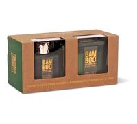 Heart & Home Bamboo Small Jar Candle & Mini Diffuser Gift Set: Winter Pine & Cedarwood