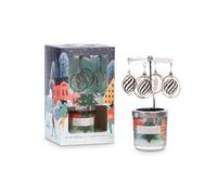 Heart & Home Mini Candle & Carousel - Vegan Friendly Soy Blend with Spinning Carousel. for Christmas Gifting and Home Fragrance