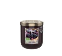 HEART & HOME - Scented candle made from natural soy wax for home - Small jar Wild blackberry - Burn time 30h - Gift, decoration and fragrance for the home - Glass jar