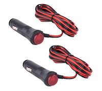 Heart Horse 12V Male Car Cigarette Lighter Power Plug Cable Adapter -2 Pcs
