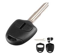 Heart Horse 2 Button Car Key Fob Cover Replacement Remote Key Case Shell for Mitsubishi Triton Evo Galant L200 Outlander Lancer Colt Shogun (Right blade)