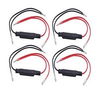 Heart Horse 4PCS 12V LED Indicator Resistor Motorcycle Load Resistors LED Turn Signal Indicator Fix Error Flash Resistors Controller for Motorbike Scooter Quad Off Road