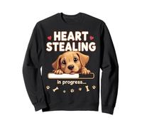 Heart Hungarian Pointer Dog Funny Gift Vizsla Puppy Sweatshirt