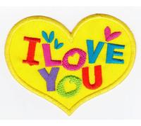 Heart I Love You Sew-On Badge/Iron-On Patch