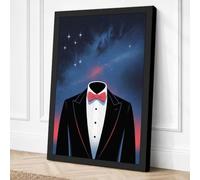 Heart in the Cosmos Canvas Wall Art Print 24x16 Inch | Ready to Hang, Gallery Wrapped, Fade-Resistant Inks, Securely Packaged, UK Made