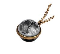 Heart Initial Necklace in Sided Pendant Double Planet Glow Glass The System Dome Dark Necklaces Pendants Breakable