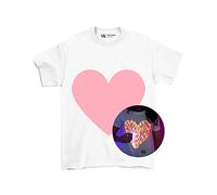 Heart Interactive Interactive Glow In The Dark T-shirt Illuminated Apparel (12-14 Years)