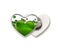 heart ireland st.patrick's day Heart Metal Pin Brooch Clip Love