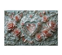 Heart Jigsaw Puzzles for Adults 4000, 4000 piece Jigsaw Puzzles for Adults, Challenging Wooden Jigsaws Puzzle for The Whole for Women, Puzzle for Home Wall Decor, Gifts for Women, Theme: Flower X-70