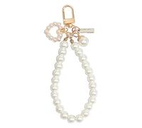 Heart Keychain Phone Chain Pendant Shell Pearl Pendant Charm Decorations Girls Bag Keyring Hanging Ornament Accessories