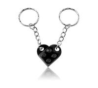 Heart Keyring,Valentines Gifts for Him Or Her,Boyfriend Girlfriend Keychain | Valentine Funny Personalised Cute Red Brick Love Heart Keyrings,Car Key Ring for Valentine's Day Men Women Couple Presents