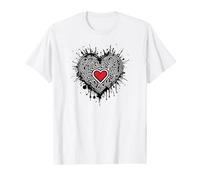 Heart labyrinth to hart monochromatic, cute and very sweet T-Shirt