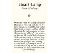 HEART LAMP SELECTED STORIES By MUSHTAQ, BANU (Paperback) (9781916751163)