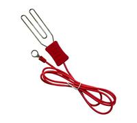 "Heart" Lead Electric Fence Energiser Live for Horses Solar Electric Fence Lead Wire Connectors Not Easy to Break Long Lasting for Enhancing The Security of Courtyards Gardens 125cm Red