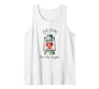 Heart Let Love Be Light for Kindness Shine Bright Valentine Tank Top