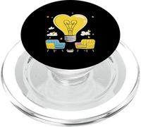 Heart Light Bulb Therapy Counseling Session Idea PopSockets PopGrip for MagSafe