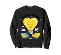Heart Light Bulb Therapy Counseling Session Idea Sweatshirt