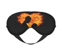 Heart Love Eye Mask Sleep Mask for Men & Women Mask for Sleep with Easy Adjustable Strap Night Eye Cover for Travel