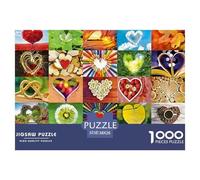 Heart Love Symbols Firm Structure Pieces Perfect for Enhancing Problem Solving Skills And Enjoying Leisure Time 38x26cm/1000pcs