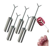 Heart Magnet for Cat Eye Gel Polish, Cat Eye Magnetic Nail Art Tool Set, Heart Magnet for Nails, With Y-Shaped Guide for Nails, DIY Manicure Kit (#A/5 Pcs)