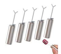Heart Magnet for Cat Eye Gel Polish, Heart Cat Eye Magnet for Nails Tool Set with Y-Shaped Guide for Nails, DIY Manicure Kit (5Pcs)