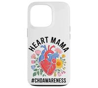 Heart Mama CHD Awareness CHD Warrior Women Mother's Day Case for iPhone 13 Pro