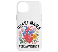 Heart Mama CHD Awareness CHD Warrior Women Mother's Day Case for iPhone 14 Plus