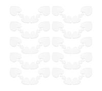 Heart Mirror Adhesive Glass Wall Stickers 270pcs Mosaic Tiles | Silver Finish, Smooth High-gloss Surface, Lightweight and Moisture-resistant, Easy Installation for Bathroom and Nursery