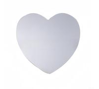 Heart Mirror For Wall Decoration By Autohesion Suitable For Living Room Bedroom Enhancing Interior With Clear Imaging(30CM)