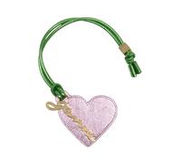 Heart Mirror in Metallic- female- Ganni- Keychains- Pink- ONE SIZE- Accessories ONE SIZE