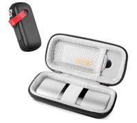 Heart Monitor Case for AliveCor KardiaMobile 6L/ 6L Max & 1-Lead EKG | Detachable Handle & Keychain | Hard Shell Shockproof Carrying Case | No Extra Pill Box | for Seniors, Travel, Fitness (Black)