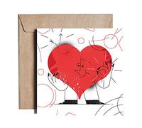 Heart Monster - Greeting Card from PIESKOT - Design from Poland