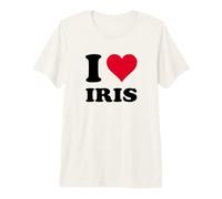 Heart Motif I Love Iris Premium T-Shirt