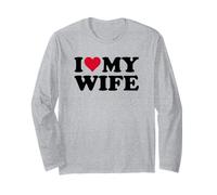 Heart Motif with German Text Ich Liebe Meine Ehefrau Long Sleeve T-Shirt